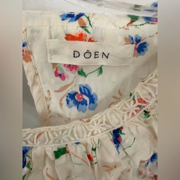 Doen Fiore Maxi Dress Octavia Floral Print Size Medium - Picture 7 of 12